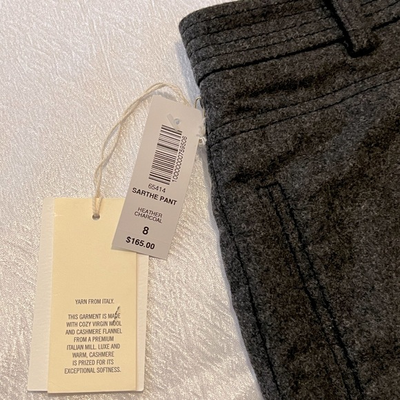 Charcoal colored, wide legged capris - Picture 5 of 5